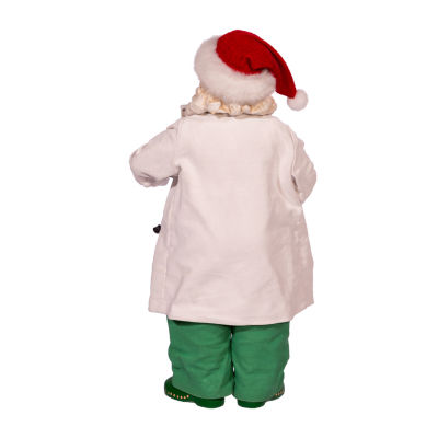 Kurt Adler 10.5-Inch Fabriche Doctor Christmas Santa Figurine