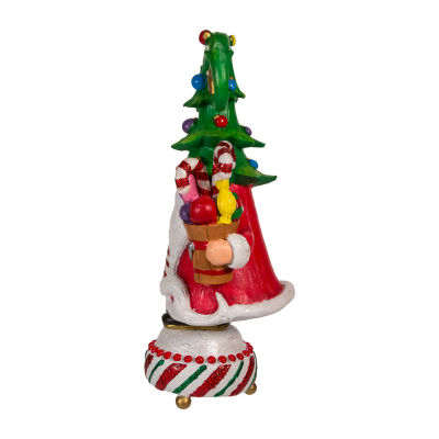 Kurt Adler 12in Jolly Jingles Gnome Christmas Tabletop Decor