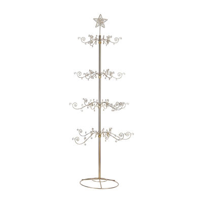 Kurt Adler 7 Foot Gold Metal Tree Christmas Tabletop Decor