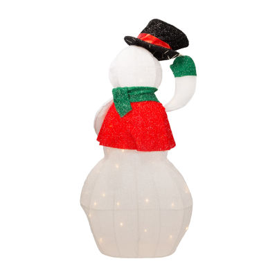 Kurt Adler 36" Light Up Led Animated Snowman Christmas Holiday Yard Art