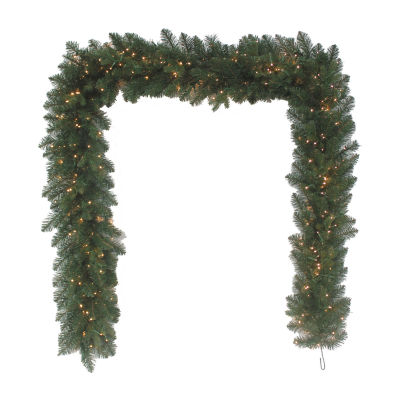 Kurt Adler 9 Foot Prelit Led Noble Fir Christmas Holiday Yard Art