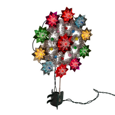 Kurt Adler 11" Multicolor Retro Reflector Christmas Tree Topper