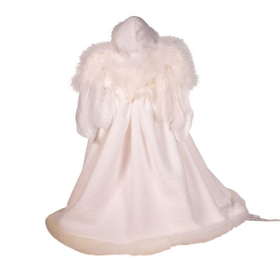 Kurt Adler 14" White Angel Christmas Tree Topper