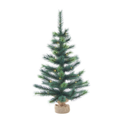 Kurt Adler Unlit Pinecones 4 Foot Pine Christmas Tree