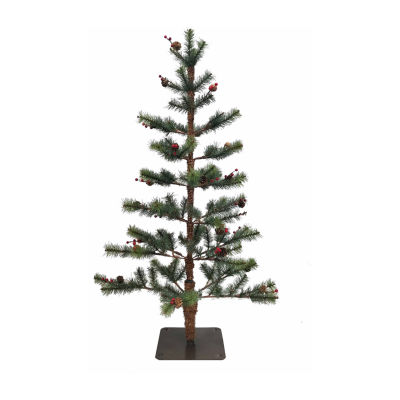 Kurt Adler Pinecones And Berries 3 Foot Pine Christmas Tree