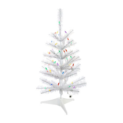 Kurt Adler Led Glisten 2 Foot Pine Christmas Tree