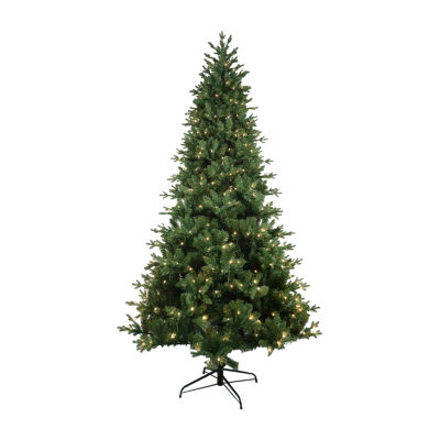 Kurt Adler White Led Jackson Foot Pre-Lit Pine Christmas Tree