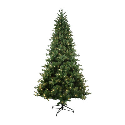 Kurt Adler White Led Jackson Foot Pre-Lit Pine Christmas Tree