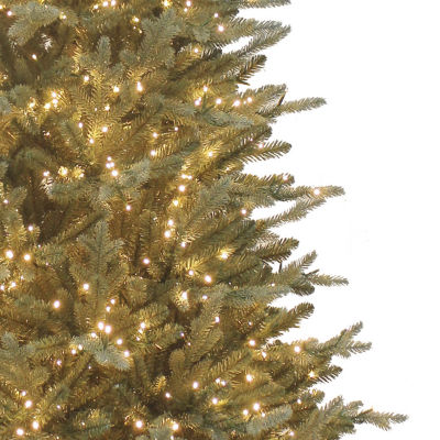 Kurt Adler White Cluster Led Blue 6 Foot Pre-Lit Spruce Christmas Tree