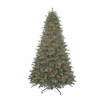 Kurt Adler White Led Blue 9 Foot Pre-Lit Spruce Christmas Tree