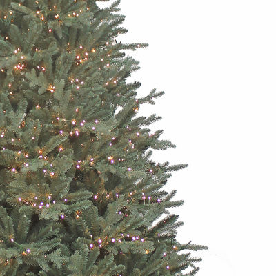 Kurt Adler White Led Blue 9 Foot Pre-Lit Spruce Christmas Tree