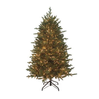 Kurt Adler Warm White Led Noble 5 Foot Pre-Lit Fir Christmas Tree