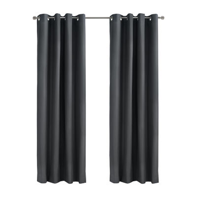 Alpine Energy Saving Blackout Grommet Top Single Curtain Panel