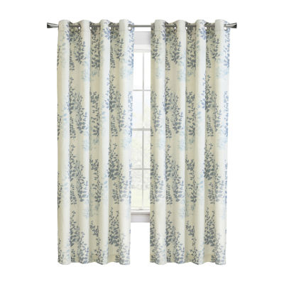 Lana Light-Filtering Grommet Top Single Curtain Panel