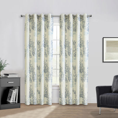 Lana Light-Filtering Grommet Top Single Curtain Panel