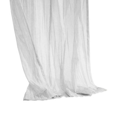 Habitat Paloma Rod Pocket Back Tab Sheer Single Curtain Panel