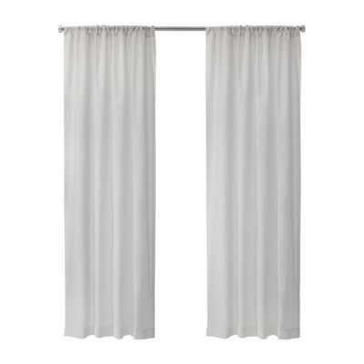 THERMASHEER™ Weathershield Rod Pocket Energy Saving Sheer Single Curtain Panel