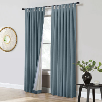 Ventura Tab Top Energy Saving 100% Blackout Set of 2 Curtain Panels