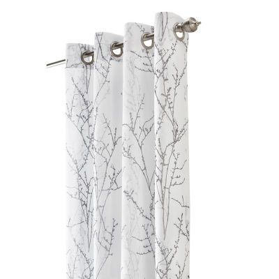 Liberty Grommet Top Light-Filtering Single Curtain Panel