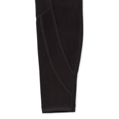 Xersion X-Warmth Fleece Womens High Rise Quick Dry 7/8 Ankle Leggings