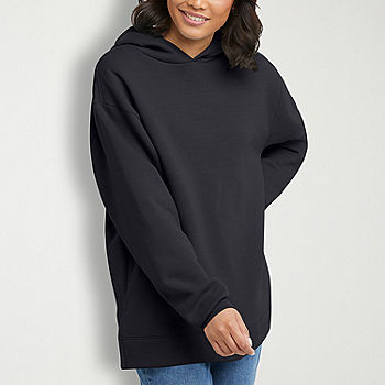 Xersion Womens Oversized Fleece Long Sleeve Hoodie - JCPenney