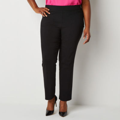 Liz Claiborne Lisa Straight Fit Straight Trouser