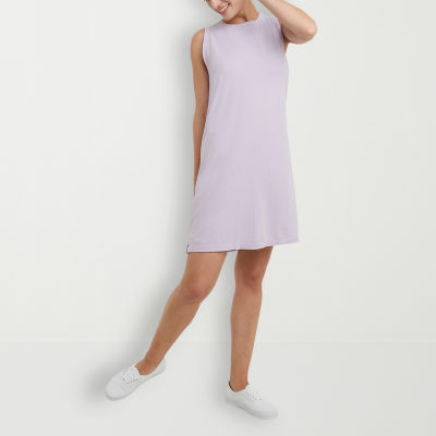 Hanes Sleeveless T-Shirt Dress - JCPenney