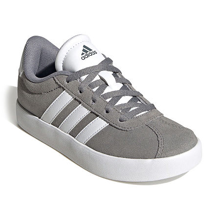 adidas Vl Court 3.0 Big Boys Sneakers, 7 Medium, Gray