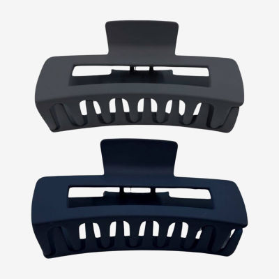 a.n.a Navy & Gray Matte Hair Clip