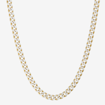 Made in Italy Mens Sterling Silver 24 Inch Curb Chain Necklace