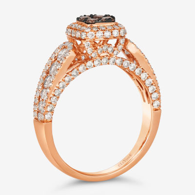 Le Vian® Ring featuring 5/8 CT. Chocolate Diamonds® 1 3/4 CT. Nude Diamonds™ set in 14K Strawberry Gold®