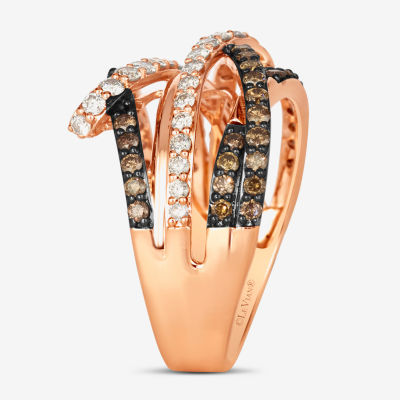 Le Vian® Ring featuring / cts. Nude Diamonds™ 5/8 Chocolate Diamonds® set 14K Strawberry Gold