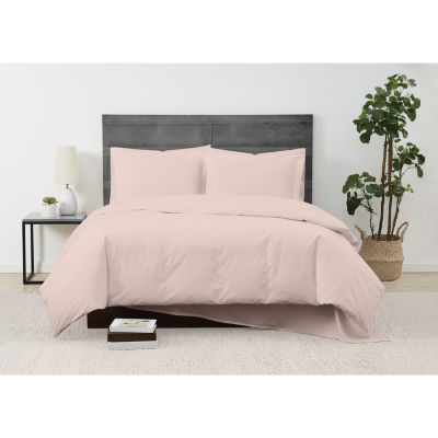 Cannon Solid Percale Duvet Cover Set