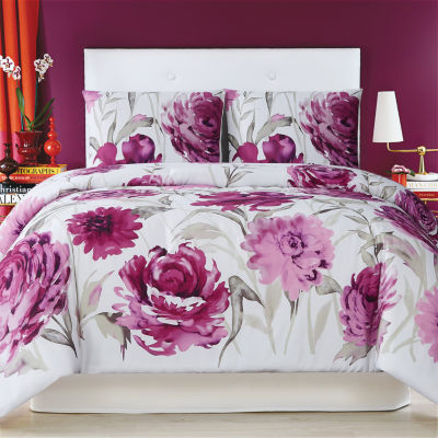 Christian Siriano New York Remy Floral 3-pc. Duvet Cover Set
