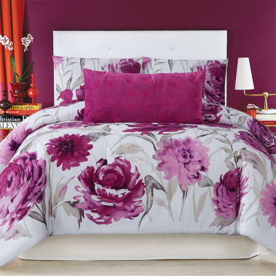 Christian Siriano New York Remy Floral 3-pc. Duvet Cover Set