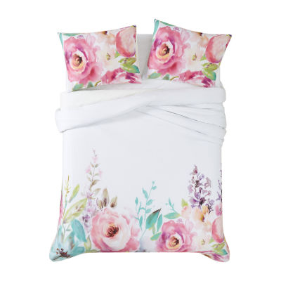 Christian Siriano New York Spring Flowers 3-pc. Duvet Cover Set