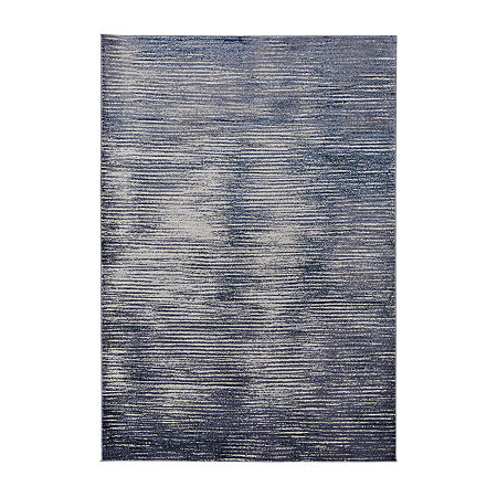 Weave And Wander Armada Modern Gradient And Ombre Indoor Rectangular Area Rug, One Size, Blue