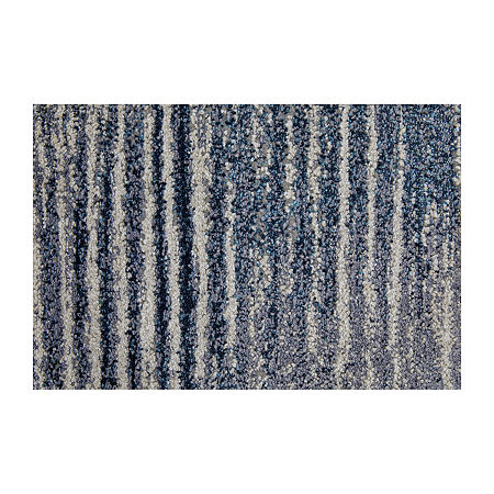 Weave And Wander Armada Modern Gradient And Ombre Indoor Rectangular Area Rug, One Size, Blue