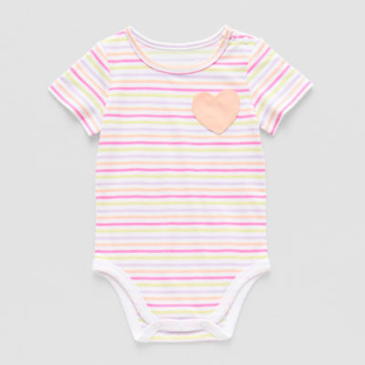 Okie Dokie Baby Girls Short Sleeve Bodysuit