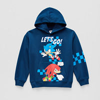 Little & Big Boys Sonic the Hedgehog Fleece Hoodie, L (14-16) Husky, Blue