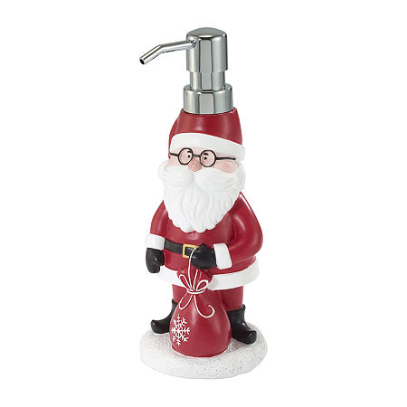 Avanti Ho Ho Ho Soap Dispenser, One Size, Red