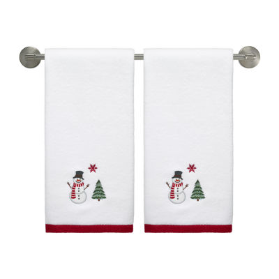 Avanti Winter Snowman 2-pc. Hand Towel