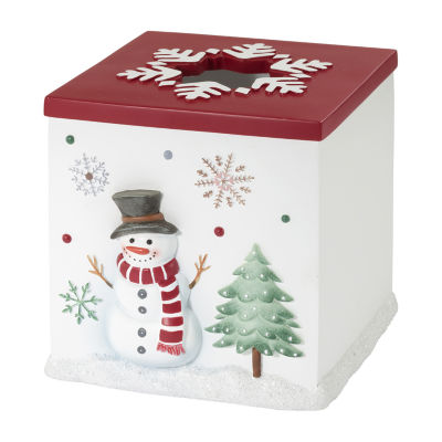 Avanti Winter Snowman Tissue Box Cover