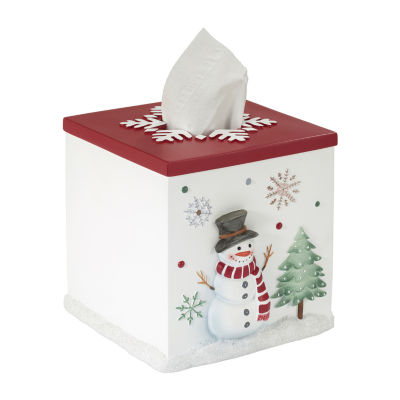 Avanti Winter Snowman Tissue Box Cover