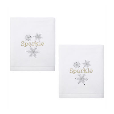 Avanti Snowflake 2-pc. Hand Towel