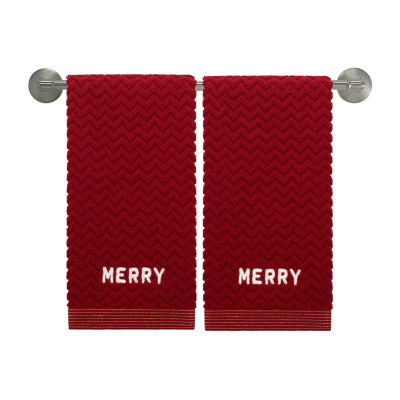 Nicole Miller Merry 2-pc. Hand Towel