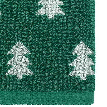 Nicole Miller Festive 2-pc. Hand Towel, One Size, Green