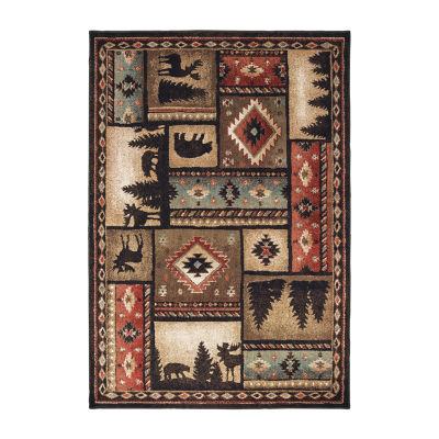 Covington Home Willow Southwest Lodge 46"X65" Indoor Rectangular Accent Rug