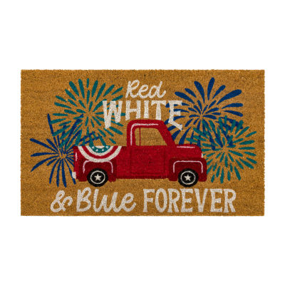 Mohawk Home Patriotic Forever Coir Indoor Outdoor Rectangular Doormats