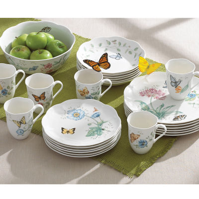 Lenox Butterfly Meadow 18-pc. Porcelain Dinnerware Set